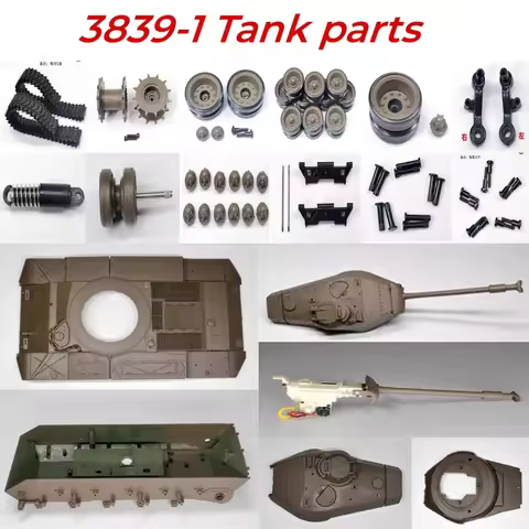 HL 1/16 Walker Dog M41A3 Tank 3839-1 Parts Chassis Truck Surface Turret Bottom Barrel