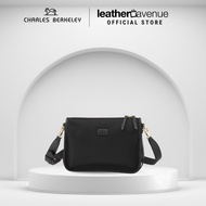 Charles Berkeley TAYLOR Lightweight Water-Resistant Nylon Sling Bag Crossbody Shoulder Clutch with K