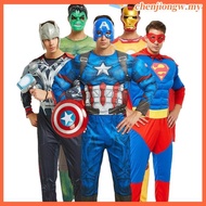Halloween Adult Marvel Superhero Costume - Captain America, Iron Man, Superman