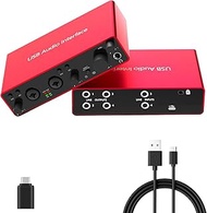 4 Line Outputs & 2 Line Inputs 2i2 USB Audio Interface with 48V Phantom Power 24Bit/192kHzfor the Mu