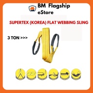 3 TON , 4 TON , 5 TON & 6 TON SUPERTTEX KOREA FLAT WEBBING SLING