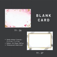 [54 pcs] Thank you card Thank you card/ Plain TQ card/ Plain Card/