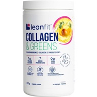 LEANFIT COLLAGEN & GREENS, Tropical Mango - 7g Grass-Fed Bovine Collagen (Type I, III) + 2 Seaweeds 