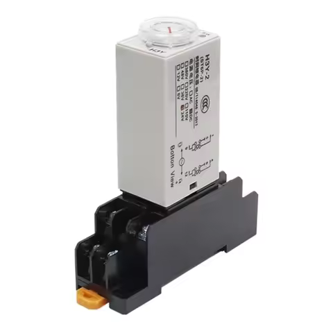 Power On Time Relays Delay Timers With Base Socket Timers Timing Time Relays B2RB