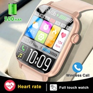 FILIEKEU 1.96 inch HD Large Screen Smart Watch Women Men 500 mAh Battery Bluetooth Call Watches Blood Pressure Monitor SmartWatch