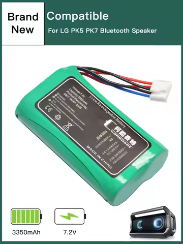 3350mAh Battery for Music Flow P7, NP7550, PJ9, PJ9B, PJS9W, PK7, PK5, Xboom Go PK7 TD-Bb11LG Blueto