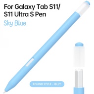 Silicone Case For Samsung Galaxy Tab S11 S11Ultra S-Pen Color Anti-fall Anti-slip Tablet Stylus Soft