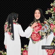 AMREENA Hijab Jilbab Jumbo Syari 130x130 Chayra Motif Printing Segi