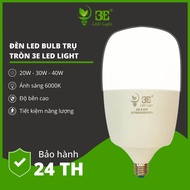 Bóng đèn LED trụ tròn 3E LED LIGHT 20W 30W 40W 50W siêu sáng siêu bền