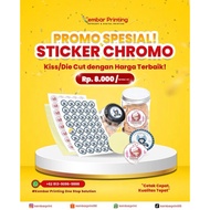 CHROMO KISS CUT/DIE CUT STICKER