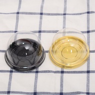 ST-🌊OQ5MWholesale Spherical Blister Box Egg Yolk Crisp Sealing Box Box Moon Cake Base Support round Transparent Daifuku