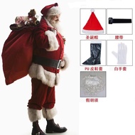 2025 Santa Costume Christmas cos Costume Suit Adult Cosplay Costume Performance Costume 12.11 7CWC