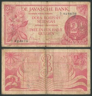 Uang Kuno De Javasche Bank Federal III 1948 2.5 Rupiah Gulden