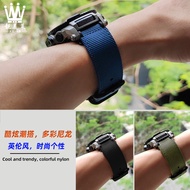 Suitable for casio casio Small Square AE1200WH/1300/1000/1500 Modified Nylon Watch Strap