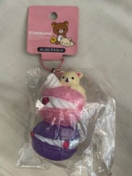 San-x Rilakkuma squishy San x 鬆弛熊 馬卡龍 吊飾