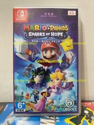 《今日快閃價》（中古二手）Switch NS遊戲 孖寶大戰賤兔 瑪利歐+賤兔 瘋狂兔子 瘋兔 / 瑪莉奧+賤兔 希望之星 宇宙版 Mario + Rabbids Sparks of Hope [Cosmic Edition] 港版中英文版