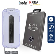 HODA tempered glass with anti-peeping and anti-fingerprint sticker frame for iPhone 14,15,16