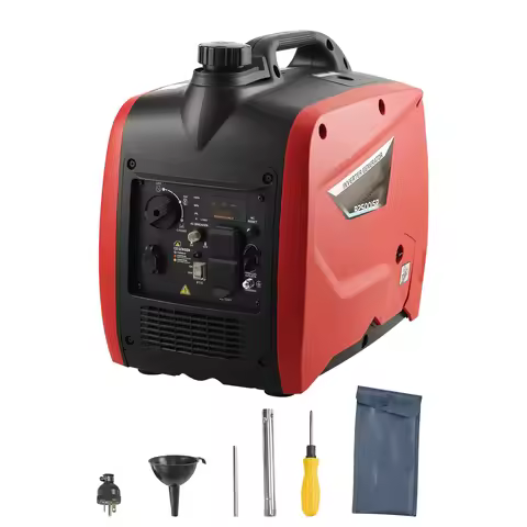 SucceBuy Inverter Generator 3000W Peak Watt Quiet Inverter Generator Gas Powered Compact and Lightwe