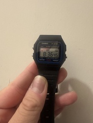 八成新 Casio CASIO Vintage F91 F91W F-91 F-91W F-91W-1F-91W-1D 手錶 手表 電子錶 男裝錶 男裝表 女裝錶