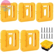 5Pcs Battery Holder Plastic Lithium Battery Dock Holder Heavy Duty Battery Mount Hanger Compatible w