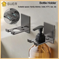 SUER Soap Bottle Holder Durable Wall Hanger Liquid Soap Shampoo Holder