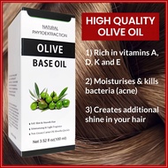 (SG) High Quality Natural Extract Olive Oil For Hair Acne Aging Skin Massage Oil