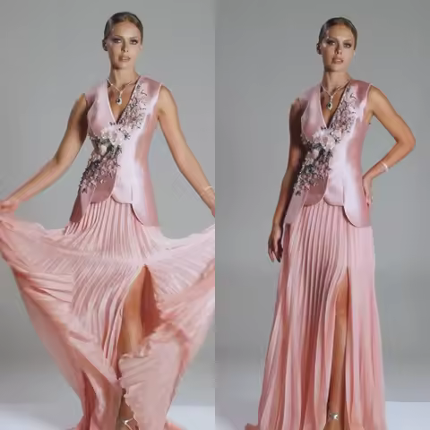 Customized Jiayigong Sparkle Exquisite Fashion V-neck A-line Evening es Embroidery Paillette S Custo