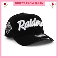 [New Era] EU Exclusive Cap 9FORTY Snapback Las Vegas Raiders NFL 50TH Grey Bottom Brim A-Frame Snapb