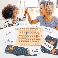 99 multiplication board Montessori Math Toys Fun Wooden Magnetic game Learning Math Educational Toys