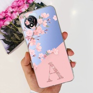 สำหรับ Vivo เคส Y02 Vivo Y02t Y02A V2252 V2254ใหม่ฝาครอบตัวอักษรซิลิโคนใสโทรศัพท์ TPU แบบน่มเคสสำหรั