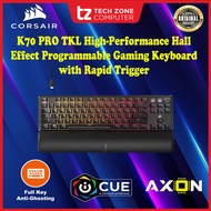 Corsair K70 PRO TKL High-Performance Hall Effect Programmable Gaming Keyboard Black/White