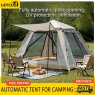 Camping Tent 4 Person Waterproof Outdoor Double Layer Automatic Camping Tent Quick Setu Family Tent