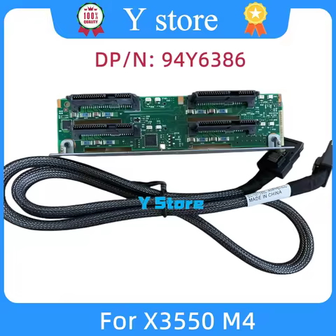 Y Store 81Y6657 94Y7587 94Y6386 46C9091 90Y4336 For IBM X3550 M4 2.5in Hot Swap SAS Backplane Well T