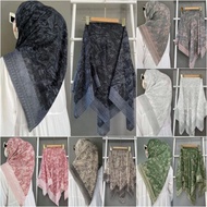 bawal printed bawal lasercut bawal corak square scarf