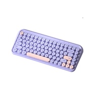B.O.W K500D Wireless Bluetooth keyboard with light sound retro style ultra-thin and portable for of