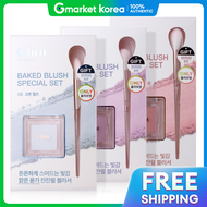 Set Đặc Biệt Phấn Má Glint  Và Cọ Đánh Má Trong Suốt Tạo Hiệu Ứng Tự Nhiên