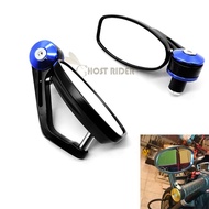 universal 7/8 quot; 22mm Handlebar End Adjustable Mirror Motorcycle Side Rearview Mirrors For Yamaha