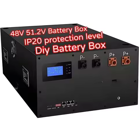 Diy 48V 200Ah Lipo4 Battery Home Energy Storage Solar Battery Box with 48V 400Ah Lithium & 48V 1000A