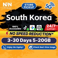 South Korea SIM Card Ultra 3-15 Days Daily 500MB-3GB Unlimited Data | Instant 24h Airport Pickup | H