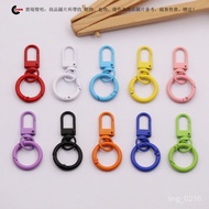 [Taiwan Shipment] Candy Color Door Buckle Spring Ring Keychain Paint Macaron diy Jewelry Accessories