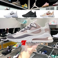 Nike Women's Shoes Air Max 270 Nike Men's Shoes Air Cushion Shoes Milk Tea Color All Black Taro Purple Jay Chou Jay Chou Same Style Jogging Shoes