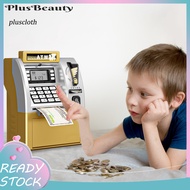 <Pluscloth> Kids Atm Machine Toy Educational Atm Toy Kids Atm Piggy Bank Toy with Card – Electronic 