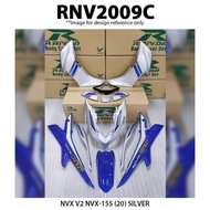 Cover Set Rapido NVX V2 Yamaha NVX155 V2 (20) Black Red Silver Blue NVX Accessories Motor 155 Aeorx1