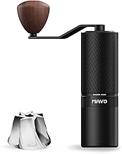 MAVO Manual Coffee Grinder, Shadow Wand Hand Coffee Grinder, Capacity 25g with CNC Stainless Steel 7