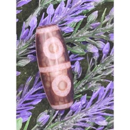 💥Ready Stock💥 绿皮红血丝四眼天珠 Green Skin Blood Veins 4 Eyed Dzi Four Eye Dzi 4 Eyes Dzi Manik Dzi CW1661