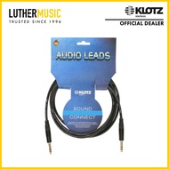 [OFFICIAL DEALER] Klotz B3PP1K0300 Balanced Stereo TRS to TRS Speaker Cable (3m)