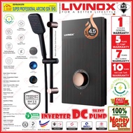 Livinox DC Pump Water Heater LWH-LS400-DC-MB DC Inverter Silent Pump Instant Water Heater Matt Black
