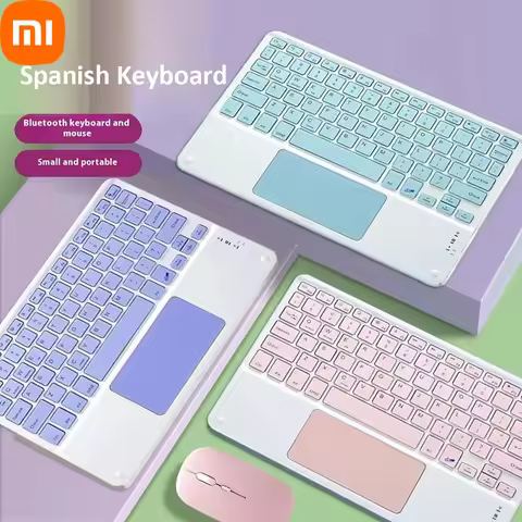 Xiaomi Bluetooth Keyboard 10 Inch For Ipad Air Pro Tablet Keyboard Set Universal Wireless Rechargeab
