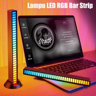 RGB LED Music Light Bar Strip Spectrum Sound Control Atmosphere Light Music level light