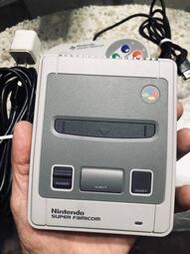 土城可面交便宜賣任天堂 NINTENDO 原廠復刻版 SFC MINI 迷你超級任天堂 迷你超任 日文版電玩主機二手貨